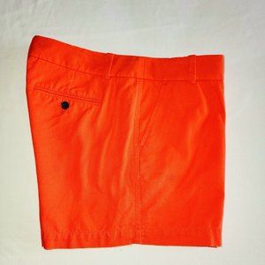 J. Crew Women SZ 8 Orange Chino Casual Summer Short